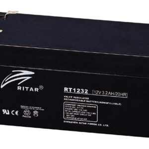 RITAR AGM Batteri 12V 3,2AH (134x67x61mm) F1-0
