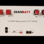 SKANBATT Lithium Batteri 51,2V 100Ah - 5,12kWh - LiFePO4 - Rackmodul-0
