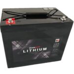 SKANBATT Bluetooth Lithium Batteri 12V 75AH 50A BMS-0