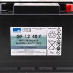 SONNENSCHEIN GEL Batteri 12V 40AH (242x175x190mm) Polstilling 5 - Plusspol til hÃƒÂ¸yre-0