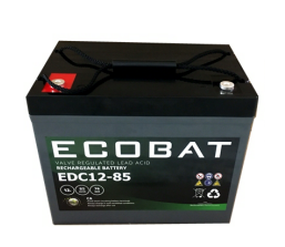 ECOBAT EDC12-85 AGM Batteri 12V 85AH (DC12-75)-0 ECOBAT EDC12-85 AGM Batteri 12V 85AH (DC12-75)-0