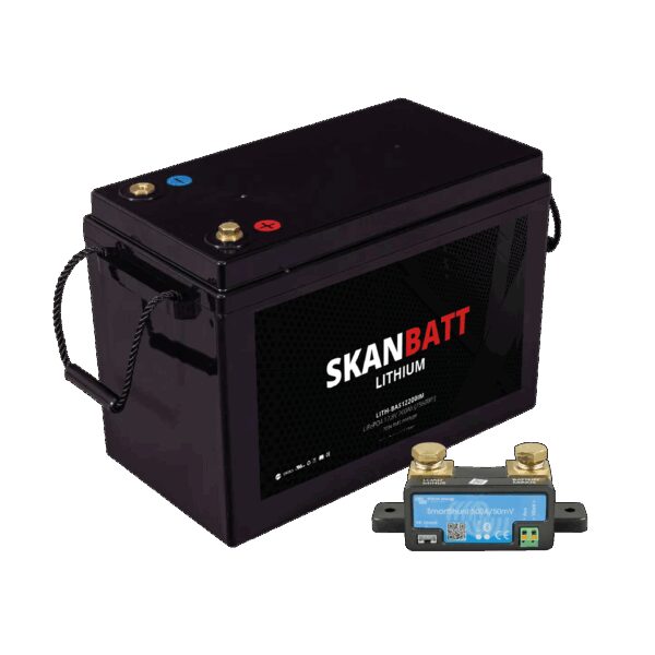 SKANBATT Lithium Batteri 12V 200AH 200A BMS (345x190x245mm) - Med Bluetooth - NYHET-0 SKANBATT Lithium Batteri 12V 200AH 200A BMS (345x190x245mm) - Med Bluetooth - NYHET-0