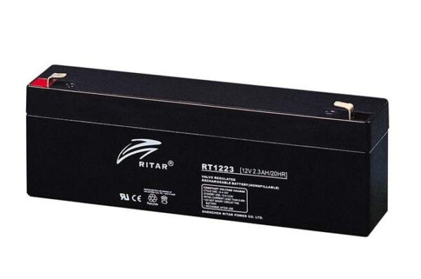 RITAR AGM Batteri 12V 2,3AH (178x35x61mm) F1-0