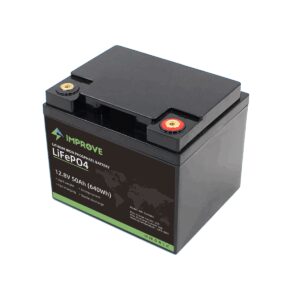 IMPROVE Lithium Batteri 12V 50Ah (LiFePO4) BMS 50A-0