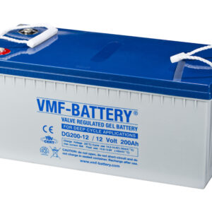 VMF GEL Deep Cycle Batteri 12V 200AH (522x240x223mm) Polstilling 5 - Plusspol til hÃƒÂ¸yre-0