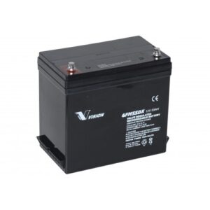 VISION AGM Batteri 12V 55Ah (229x138x213mm)-0