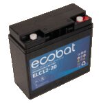ECOBAT ELC12-20 AGM Batteri 12V 20AH (RT12180)-0