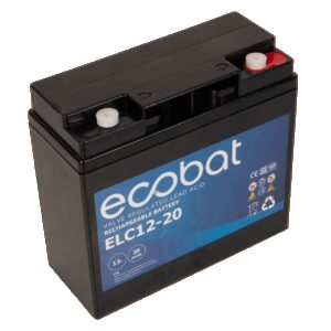 ECOBAT ELC12-20 AGM Batteri 12V 20AH (RT12180)-0