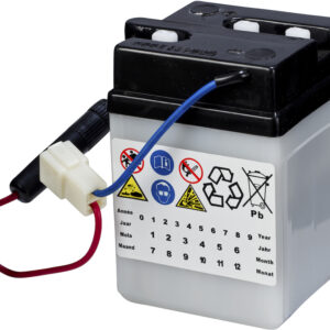 MC Batteri 6V 4AH 24CCA (71x71x105) Polstilling 4 - Plusspol til venstre | 6N4C-1B-0