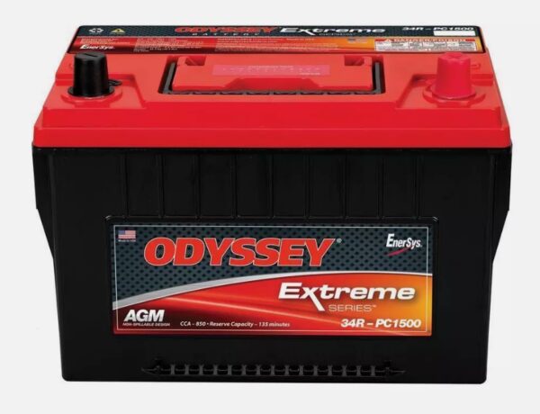 ODYSSEY 34R-PC1500 AGM Batteri 12V 68AH 850CCA (276x172x202mm) Polstilling 5 - Plusspol til hÃƒÂ¸yre-0