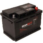 SKANBATT Fritidsbatteri 12V 74AH 680CCA (278x175x190/190mm) Polstilling 5 - Plusspol til hÃƒÂ¸yre-0