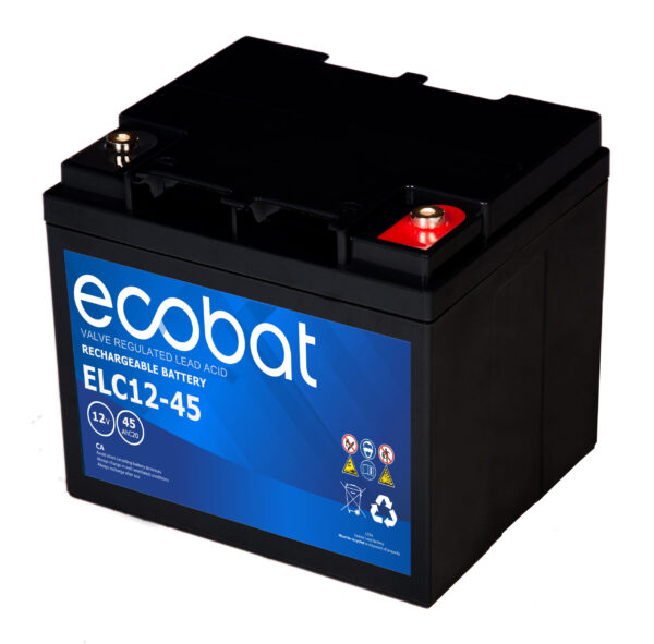 ECOBAT VRLA 12V 40Ah C10 (195x165x170) (Tilsvarer RA12-40)-0 ECOBAT VRLA 12V 40Ah C10 (195x165x170) (Tilsvarer RA12-40)-0