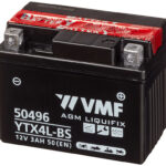 VMF MC Batteri 12V 4AH 40CCA (114x71x86) Polstilling 5 - Plusspol til hÃƒÂ¸yre | YTX4L-BS ( LUCAS LTX4LBS )-0
