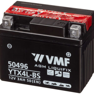 VMF MC Batteri 12V 4AH 40CCA (114x71x86) Polstilling 5 - Plusspol til hÃƒÂ¸yre | YTX4L-BS ( LUCAS LTX4LBS )-0