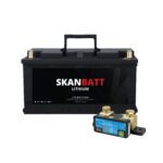 SKANBATT Lithium Batteri 12V 104AH 100A BMS (279x175x190mm) - Med Bluetooth - NYHET (kan forhÃƒÂ¥ndsbestilles)-0