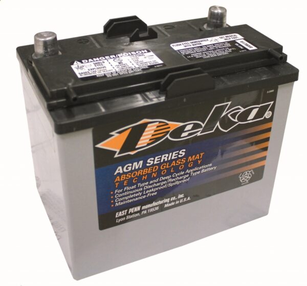 DEKA AGM Startbatteri 12V 31AH 320CCA (213x130x184/194) Polstilling 5 - Plusspol til hÃƒÂ¸yre (Miata)-0