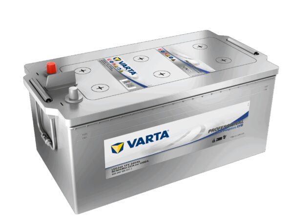 VARTA Fritidsbatteri EFB Batteri 12V 240AH 1200CCA (518x276x220/242mm) Polstilling 4 - Plusspol til venstre LED240-0 VARTA Fritidsbatteri EFB Batteri 12V 240AH 1200CCA (518x276x220/242mm) Polstilling 4 - Plusspol til venstre LED240-0