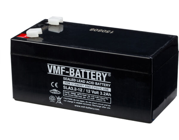 VMF 12V 3,2AH AGM Batteri (Tilsvarer Ritar RT1232)-0 VMF 12V 3,2AH AGM Batteri (Tilsvarer Ritar RT1232)-0
