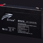 RITAR AGM Batteri 6V 7AH (151x34x94mm) F1-0