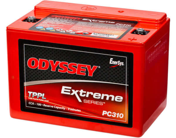 ODYSSEY PC310 AGM Batteri 12V 8AH 100CCA (138x86x99mm) Polstilling 5 - Plusspol til hÃƒÂ¸yre-0