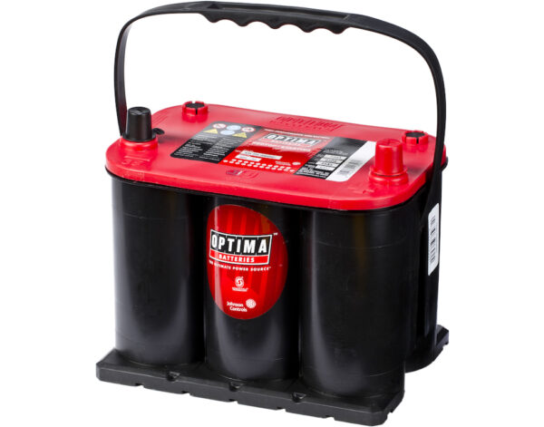 OPTIMA AGM Red Top 12V 44AH 730CCA (237x172x197mm) Polstilling 5 - Plusspol til høyre 8035-255-0 OPTIMA AGM Red Top 12V 44AH 730CCA (237x172x197mm) Polstilling 5 - Plusspol til høyre 8035-255-0