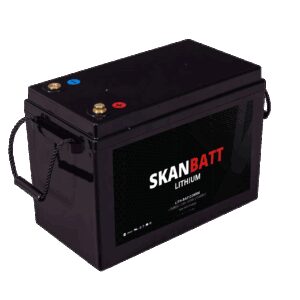 SKANBATT Lithium Batteri 12V 200AH 200A BMS (345x190x245mm) - NYHET-0