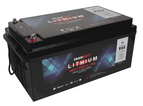 SKANBATT Lithium HEAT PRO Ultra 12V 300AH - CAN Bus - 400A (