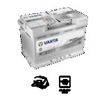VARTA Silver Dynamic AGM Batteri 12V 70AH 760CCA (278x175x190/190mm) Polstilling 5 - Plusspol til hÃƒÂ¸yre A7 xEV-0
