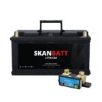 SKANBATT Lithium Batteri 12V 150AH 150A BMS (352x174x190mm) - Med Bluetooth - NYHET (kan forhÃƒÂ¥ndsbestilles)-0