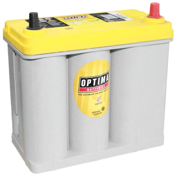 OPTIMA AGM Yellow Top 12V 38AH 460CCA (237x129x227mm) Polstilling 5 - Plusspol til hÃƒÂ¸yre 8072-176-0