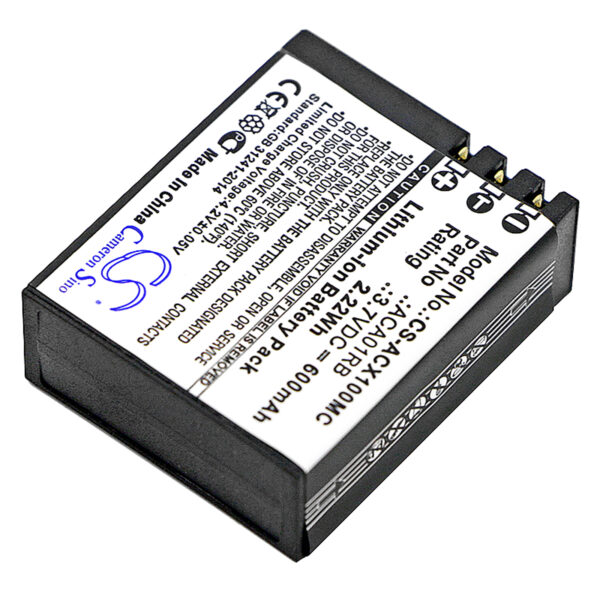 600mAh for ACTIVEON CX,CX HD,CX Gold-115236