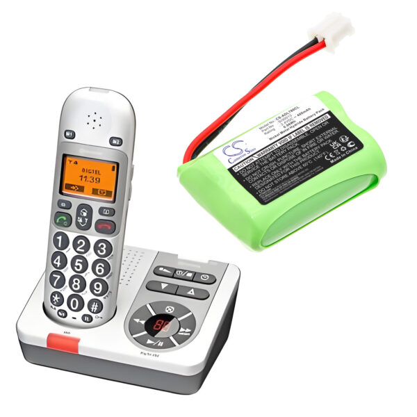 400mAh for Audioline DECT 7500,DECT 7500 Micro,DECT 7501,DECT 7800,DECT 7800B,DECT 7801,DECT 7800 Micro,DECT 7500 Plus-117642