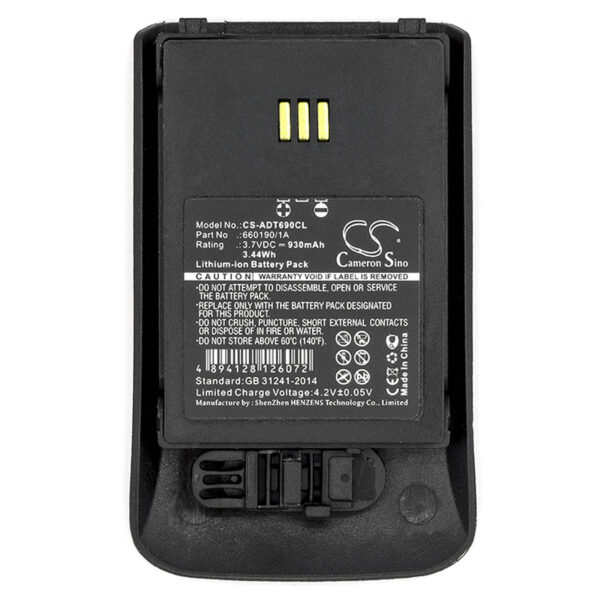930mAh for Aastra DT690,DT692,DH4-BAAA/2B-117182