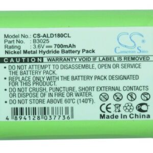 700mAh for Audioline CDL1800-117499