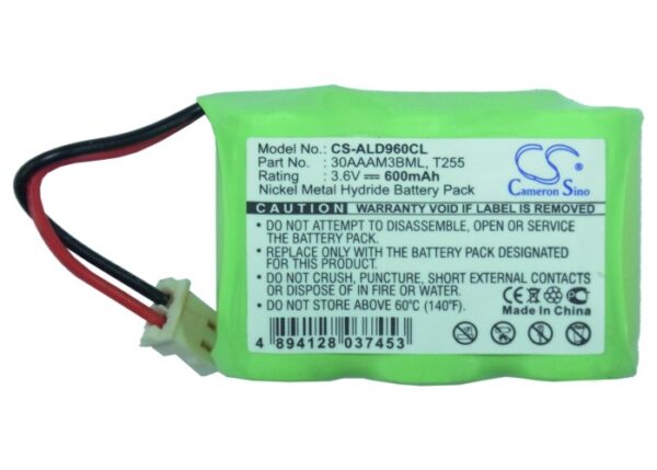 600mAh for Audioline CDL 960G,970G,Sanyo CAS 1200,CAS 1300,CLA 103,CLA 120,CLA 1600,CLA 1700,CLA 985,CLA 985E-117510