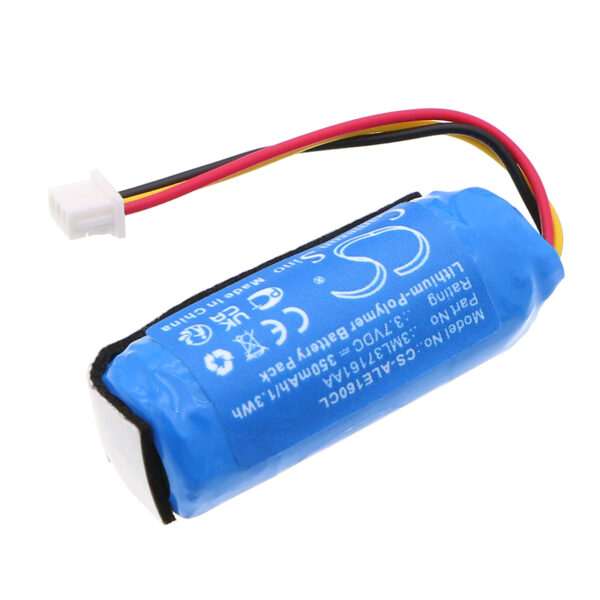 Replacement Battery for Alcatel-Lucent ALE-160 WB, ALE-161 WB, 3ML37161AA, Li-Polymer 350mAh-117015