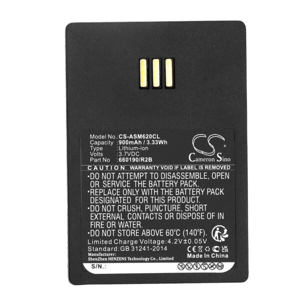 900mAh for Aastra DT690,DT692,DH4-BAAA/2B-117235