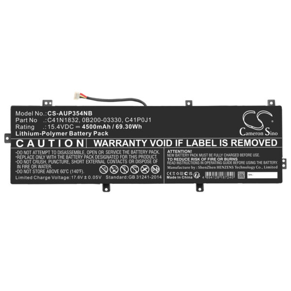 4500mAh for Asus Pro P3540FA-EJ0056R,Pro P3540FA-EJ0811R,PRO P3540FB-BQ0253T,P574FB,Pro P3540FA-EJ0185,PRO P3540FB-EJ0132R,PRO P3540FB-BQ0306,PRO P3540FB-BQ0033,PX574FB8565,Pro P3540FA-122252