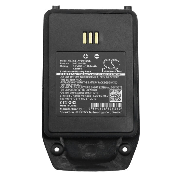 1100mAh for Ascom D81 EX-117186