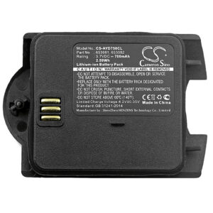 700mAh for Ascom i75,9D24-FAADA,9D24-FBADA,Talker 9D24 MKI,Raid2 Talker MKI-117168