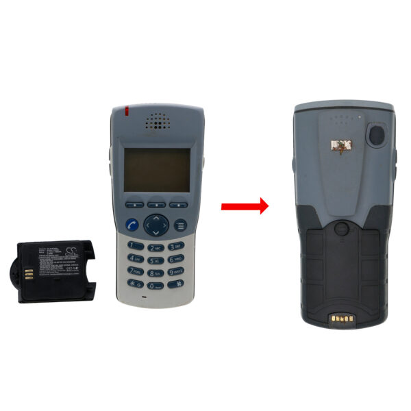 700mAh for Ascom i75,9D24-FAADA,9D24-FBADA,Talker 9D24 MKI,Raid2 Talker MKI-117169