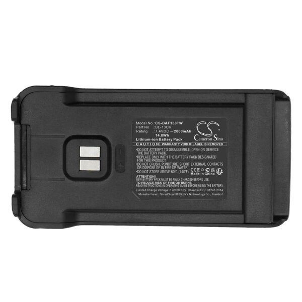 2000mAh for Baofeng UV-13 Pro,MU-5 MURS,UV-88,RT-85,GM-15 Pro,TP-8 Plus,P15UV-118244