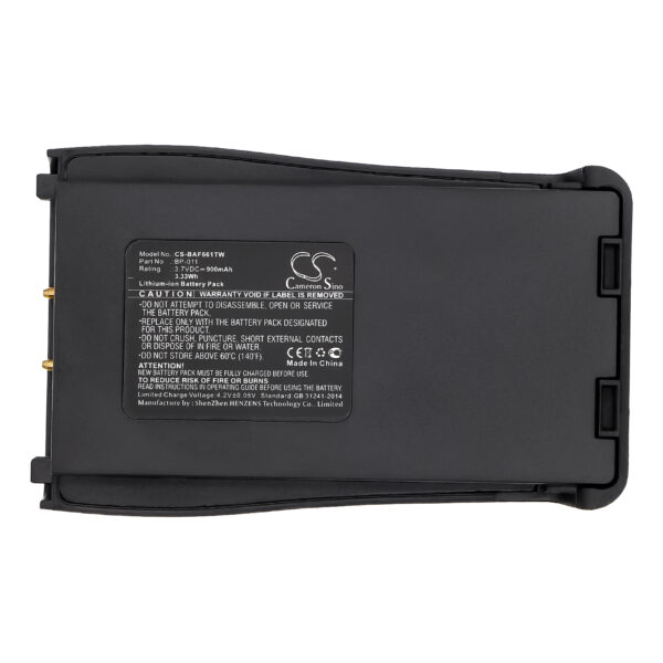 900mAh for Baofeng BF-666S,BF-777S,BF-888S,BF-666-S,BF-777-S,BF-888-S-118508