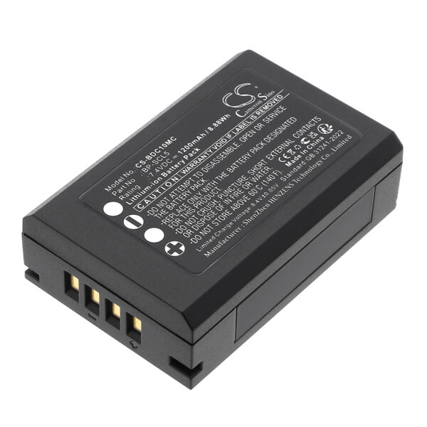 Replacement Battery for Leica BP-SCL5, M10, M10R, M10P, Lithium-ion 1200mAh 7.4 Volts-0
