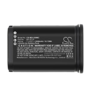 Replacement Battery for Leica BP-SCL6, Q2, Q3, SL2, SL2S, Lithium-ion 2600mAh, 7.2V-114854