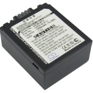 1250mAh for Panasonic Lumix DMC-G1 SLR,Lumix DMC-G1,Lumix DMC-GF1,Lumix DMC-GH1,Lumix DMC-G1A,Lumix DMC-G1K,Lumix DMC-G1R,Lumix DMC-GH1K,Lumix DMC-G1KEB-A,Lumix DMC-G1KEB-K-0