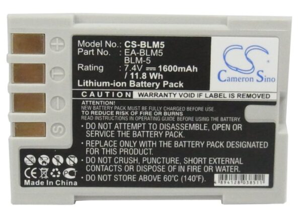 1600mAh for Olympus E3,E5,E30-115393