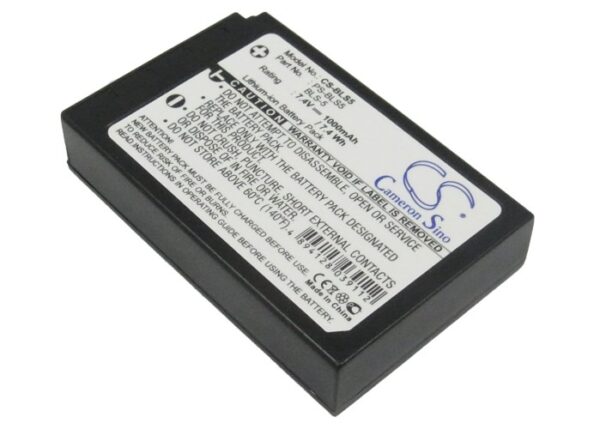 1000mAh for Olympus OM-D E-M10,E-PL5,E-PL6,E-PL7,E-PM2,Stylus 1,E-PL8,PEN E-PL2,PEN E-P3,PEN E-PL3-0