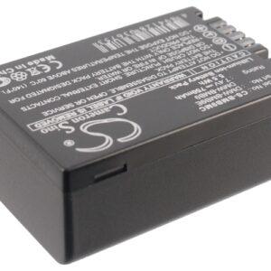 750mAh for Panasonic Lumix DMC-FZ40,Lumix DMC-FZ100,Lumix DMC-FZ40K,Lumix DMC-FZ47,Lumix DMC-FZ47K, Lumix DMC-FZ100GK, Lumix DMC-FZ100K, Lumix DMC-FZ150, Lumix DMC-FZ150K,Lumix DMC-FZ40GK-115415