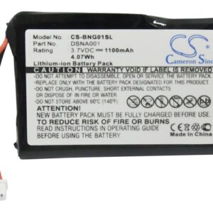 1100mAh for Blaupunkt Navi GPS,TravelPilot Lucca 3.3-120124